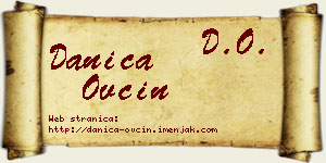 Danica Ovcin vizit kartica